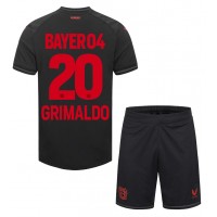 Bayer Leverkusen Alejandro Grimaldo #20 Hemmatröja Barn 2023-24 Kortärmad (+ Korta byxor)